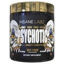 Insane Labz Psychotic Gold, High Stimulant Pre Workout Powder, Extreme Lasting Energy Focus, Pompe și Endurance cu Beta Alanine, DMAE Bitartrate, NO Booster (35 Servings, Blue Punch)