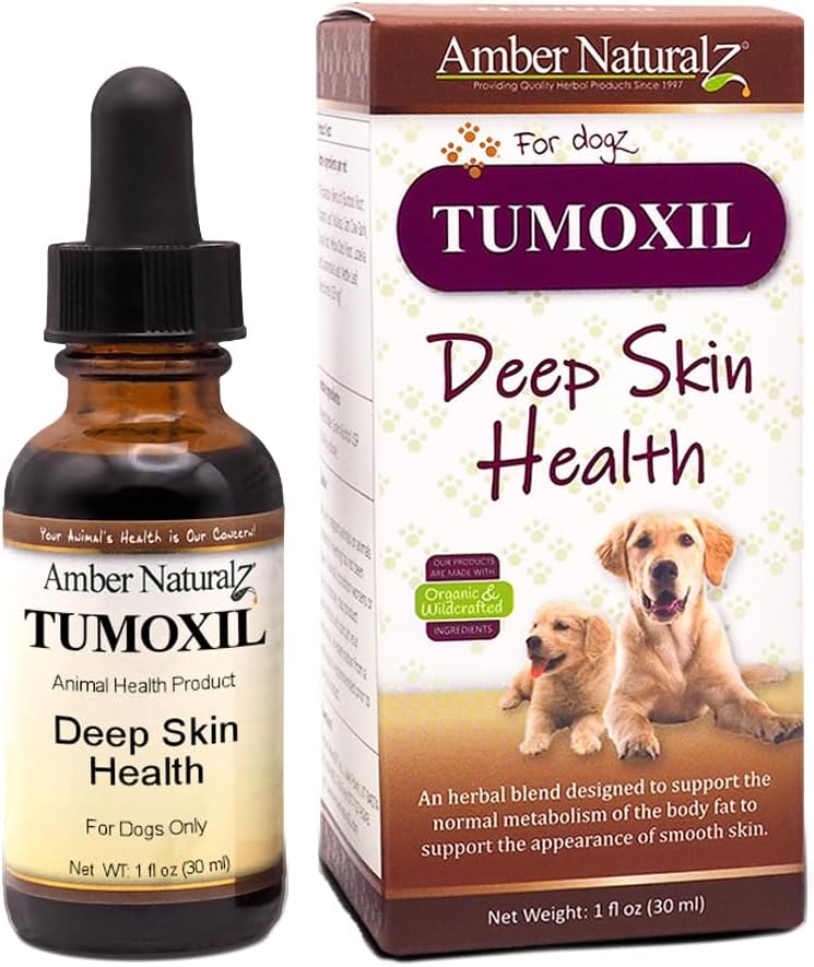 Amber NaturalZ Tumoxil Deep Skin Health Suplimentul Herbal pentru câini și căței 