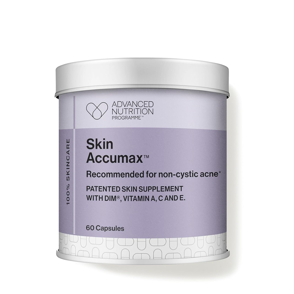 Jane iredale Piele Accumax Supliment nutritional Capsule Îmbunătățește Acnee & Promovează Skin Healthy Conține vitamina A, C și E Vegan & Gluten-Free