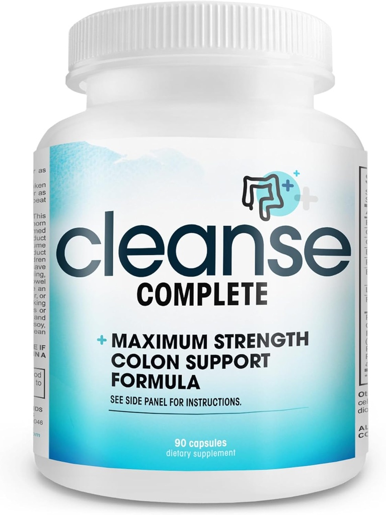 Cleanse Complete - Triple Putere Colon activat Cleansefor Optimal Colon Health and Colon Care.
