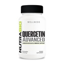 NutraBio Querbetin Avansat cu vitamina C adăugată și bromelain - Antioxidant potent - 90 capsule