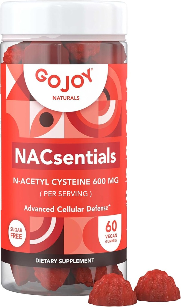 GOJOY NACsenials 7-in-1 NAC Gummies 600mg 