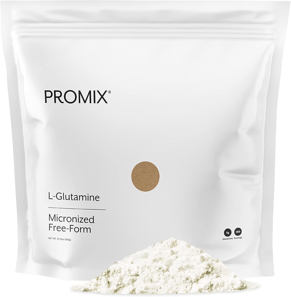 ProMix Nutrition L-Glutamine - formă liberă Micronizată pură - Nearomată, 180 Servings