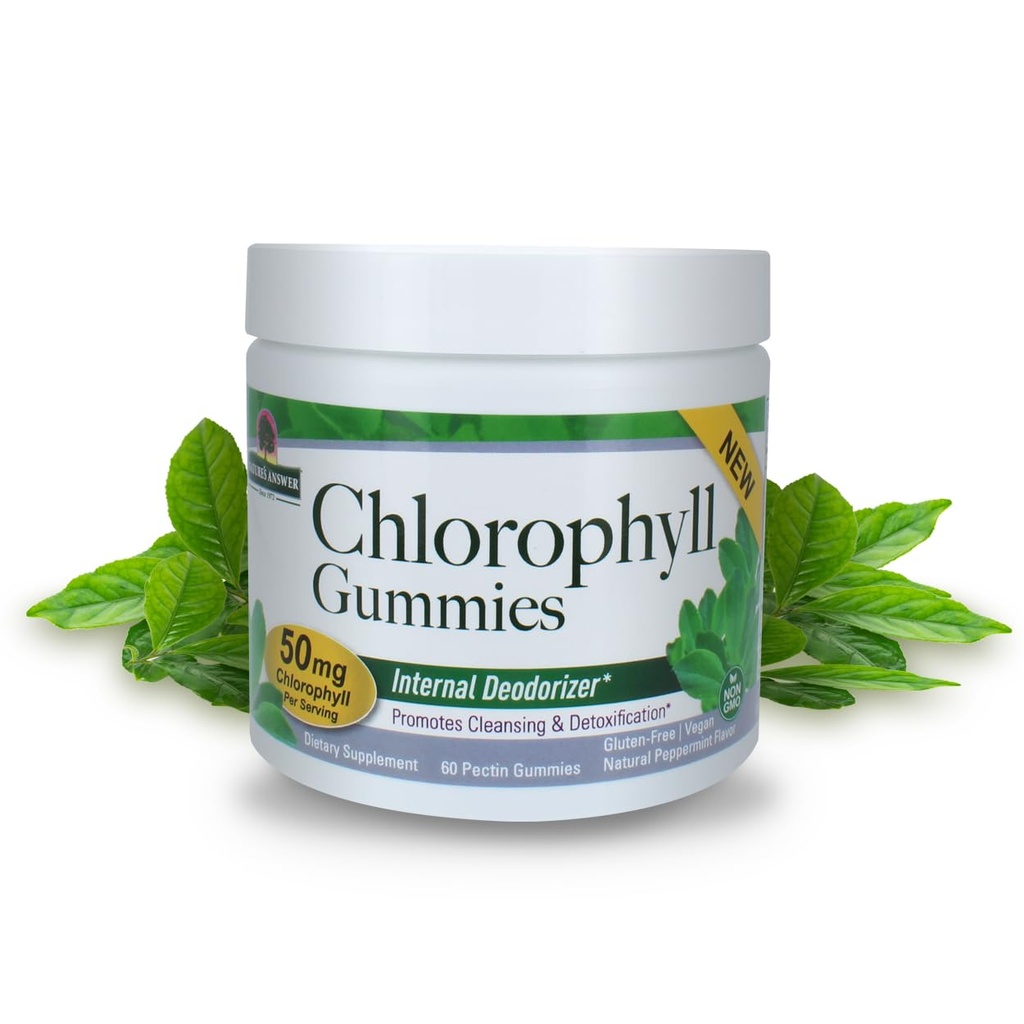 Nature's answer Clorofill Gummies 60 Count 