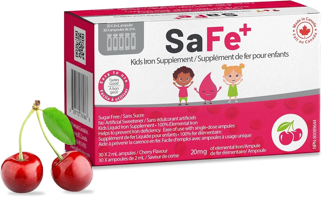 SaFe+ Fier lichid pentru copii 