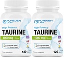 Puregen Labs Taurinine 1000mg [High Potenty] Total 240 Veg Capsule 