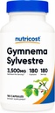 Nutricost Gymnema Sylvestre 3,500mg (20:1 Extract) from 175mg, 180 Capsules - Non-GMO, Gluten Free, and Vegetarian Friendly