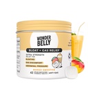 Wonderbelly Bloat + Gas Relief, Extra Force Chewable Tablets, cu 125 mg Simethicone, No Talc sau Dye, Mango Smoothie, 42 Count