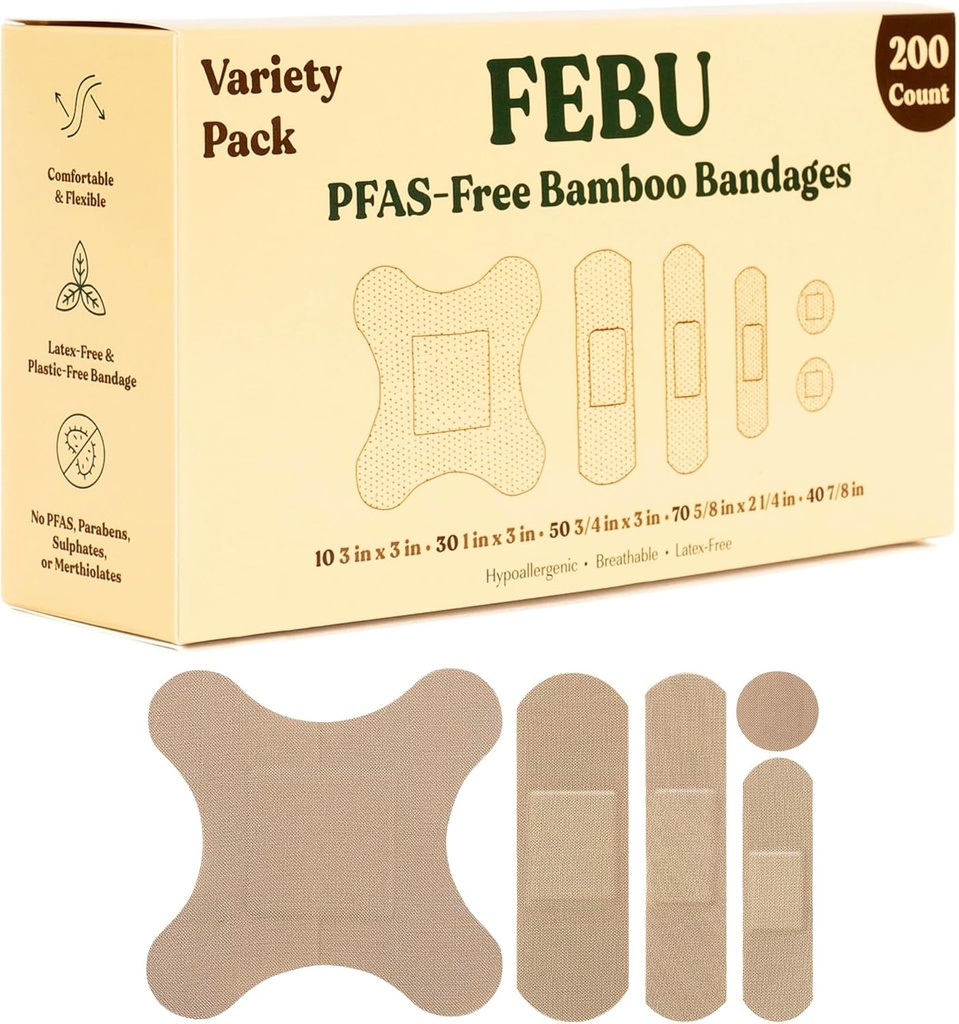 FEBU Eco-Friendly Bambus Bandaje tesatura 