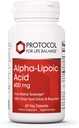 Protocolul Alpha Acid lipoic 600mg - Extract de semințe de struguri și Bioperine - 60 Veg Caps