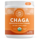 Vimergy USDA Organic Wild Chaga Mushroom Extract pulbere, 166 Serviri 