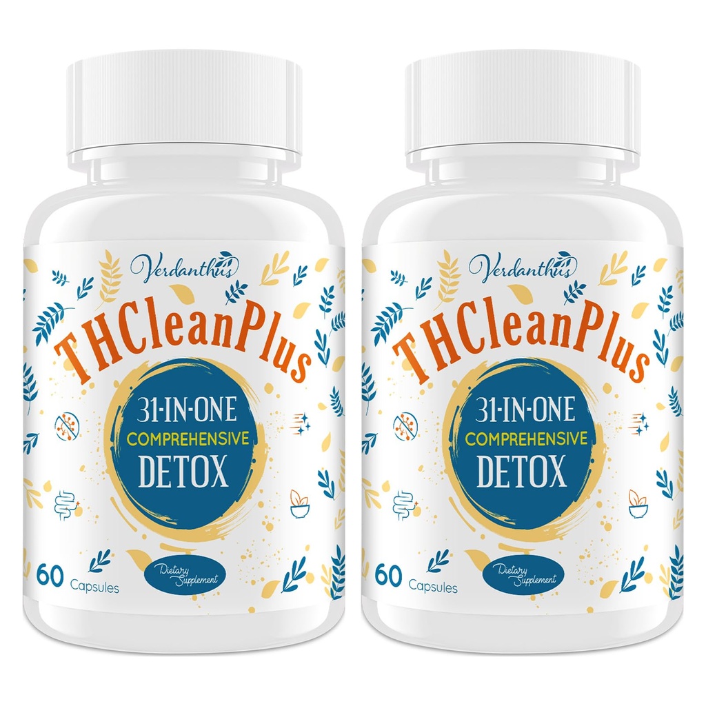 31-in-ONE Detoxifiere și ficat Cleanser, Detoxifiere rapidă, Detoxifiere completă a corpului, Toxine Curățător pentru ficat, rinichi, Formula naturală Herbal, Suport Imune & Mood, 120 Capsule