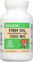 Major Omega-3 ulei de pește - supliment de ulei de pește 1000mg - 100 Softgels