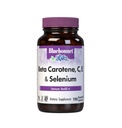 BlueBonnet Beta Caroten C și E Plus Capsule seleniu Vegetarian, 120 Conte, White