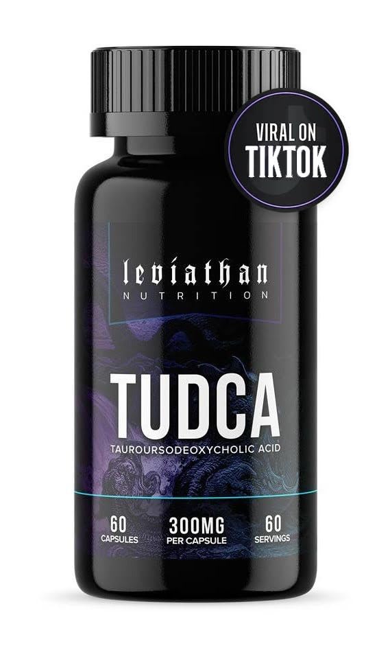 Leviathan Nutrition TUDCA Bile Salts 300mg - Tudca (Tauroursodeoxicolic Acid) Supliment 60 Capsule
