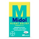 Midol Bloat Caplete de ajutorare cu Pamabrom, Liniștește simptomele Blooting Înainte și în timpul perioadei dumneavoastră, oferă până la 6 ore de ajutorare pentru femei, 60 Conte