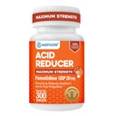 WELMATE - Reducator de acid famotidină, 20mg - Rezistenţă maximă - Relief de arsuri la stomac - Indigestie acidă - Relief de stomac - Funcţionează în 15 minute, 12 ore ajutor - medicament generic - dimensiune valoare - 300 Comprimate
