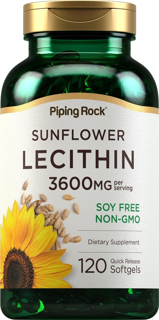 Piping Rock Free Lecithin Softgel Capsules 