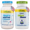 HEAL-N-SOOTHE Natural Cleanse Supliment Proteolitic Enzime și naturale Digestive Health Supliment
