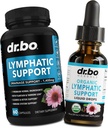 Limphatic Drenaj Suplimente Pastile & picături - Suport organic Lymphatic Picături lichide Curățenie, Sistem Lymph Support Supliment pentru Nodes Picioare & Neck - Limph Node Detox Sistem de drenaj