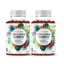 Vitamatic 2 Packs Colagen hidrolizat Gume cu vitamina C, zinc și biotină, 200 mg - 60 Gume (Total 120 Număr)