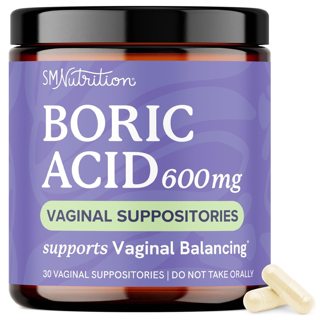 Acid boric Supozitoare pentru femei 600mg 