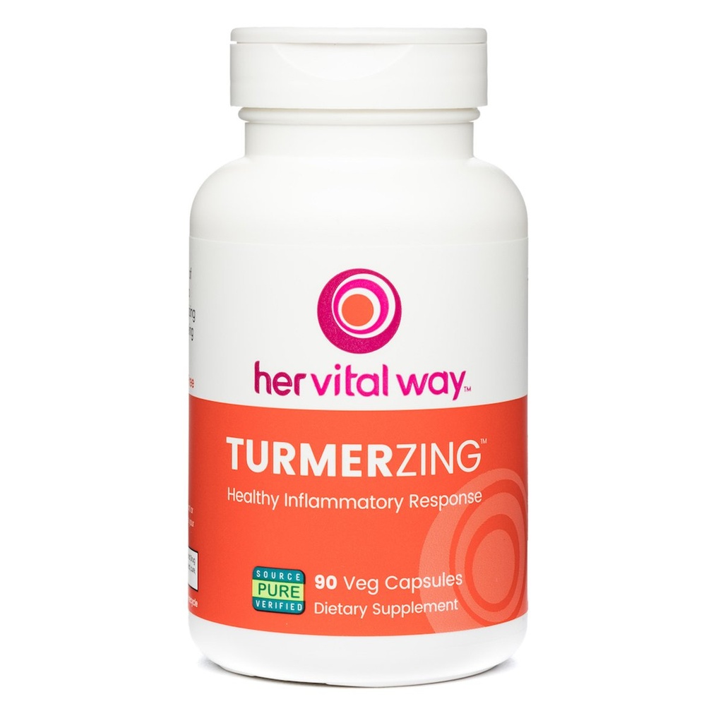 TurmerZing C-14 Tested Turmeric și Ginger pentru răspuns inflamator sănătos, 95% Curcumins 5% Gingerols