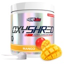 EHP Labs OxyShred Pre Workout pulbere - Preworkout pulbere cu L Glutamina si Acetil L Carnitina, Energetica Boost Drink - Mango, 60 Serviri