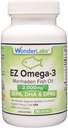 Atlantic Menhaden ulei de pește Omega-3 2000 mg, Burpless, Made in the USA, Echilibru perfect de EPA+ DHA + DPA 90 Softgels