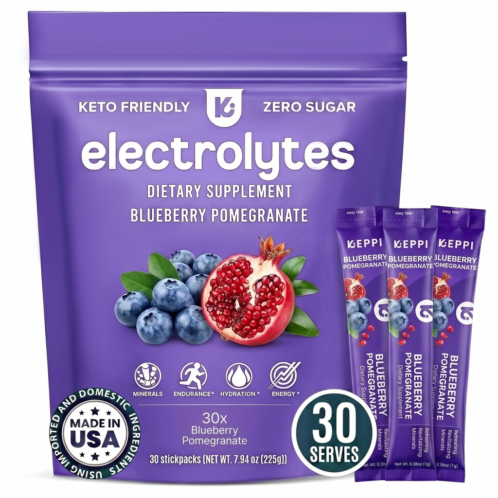 Keppi Electrolytes Pachete de praf de padure 