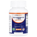 Vitamatic Saccharomyces Boulardii Probiotic 10B per Serving + Drojdie extract (MOS Drojdie Fraction) 300 mg - 60 DR Capsule - Made in the USA