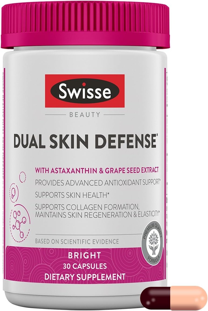 Swisse Beauty Dual Skin Defense Supplement 