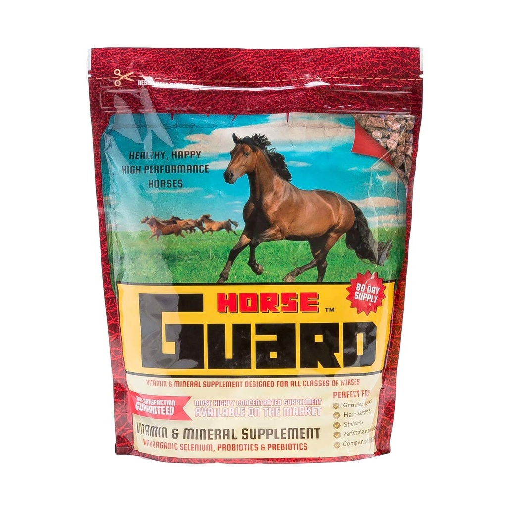 Garda de cai 10 lb, Suplimentul de vitamine minerale equine cu Seleniu organic și vitamina E