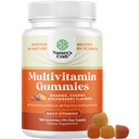 Gume multivitamine zilnice potente pentru adulți - Blend de vitamina D A C E B12 Zinc și Biotină - Vitamina adultă Gummy pentru energie și sănătate imună - non-GMO Gluten liber și halal - 180 Gume