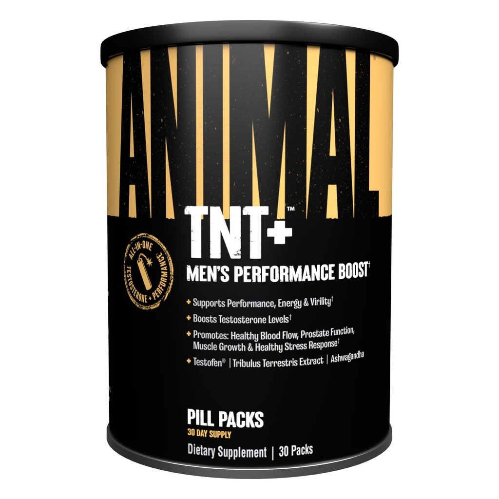 Animal TNT+ - Mens Support, Prostate Support, Adaptogen & Stress Support, Nitricoxid