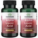 Swanson Alpha Acid lipoic - Supliment natural de susținere a nivelului de tensiune sanguină sănătoasă deja în limite normale - Promovează metabolizarea carbohidraților - (60 capsule, 600 mg fiecare) (2 ambalaj)