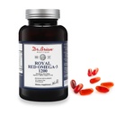 Dr. Brian Royal Red Omega 3 1200, supliment de ulei de pește cu EPA și DHA Omega3 ulei de pește conține vitamina D,E Omega-3 suport pentru sănătate fizică - 90 Geluri moi