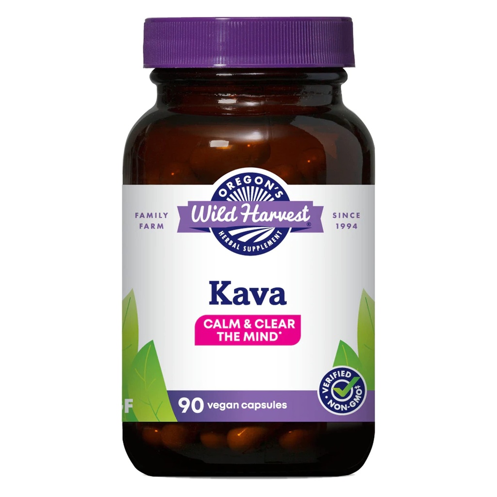 Oregon Wild Harvest capsule rădăcină Kava, 90 conte