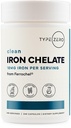 Capsule cu chelat de fier de tip Zero (18 MG, 240 CAPS) de la chelat feros Bisglicinat de ferochel - fără GMO şi gluten