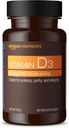 Elemente Vitamina D3, 2000 UI, 180 Softgels, 6 luni de aprovizionare (Pachetul poate varia), sprijină oasele puternice și sănătatea imună