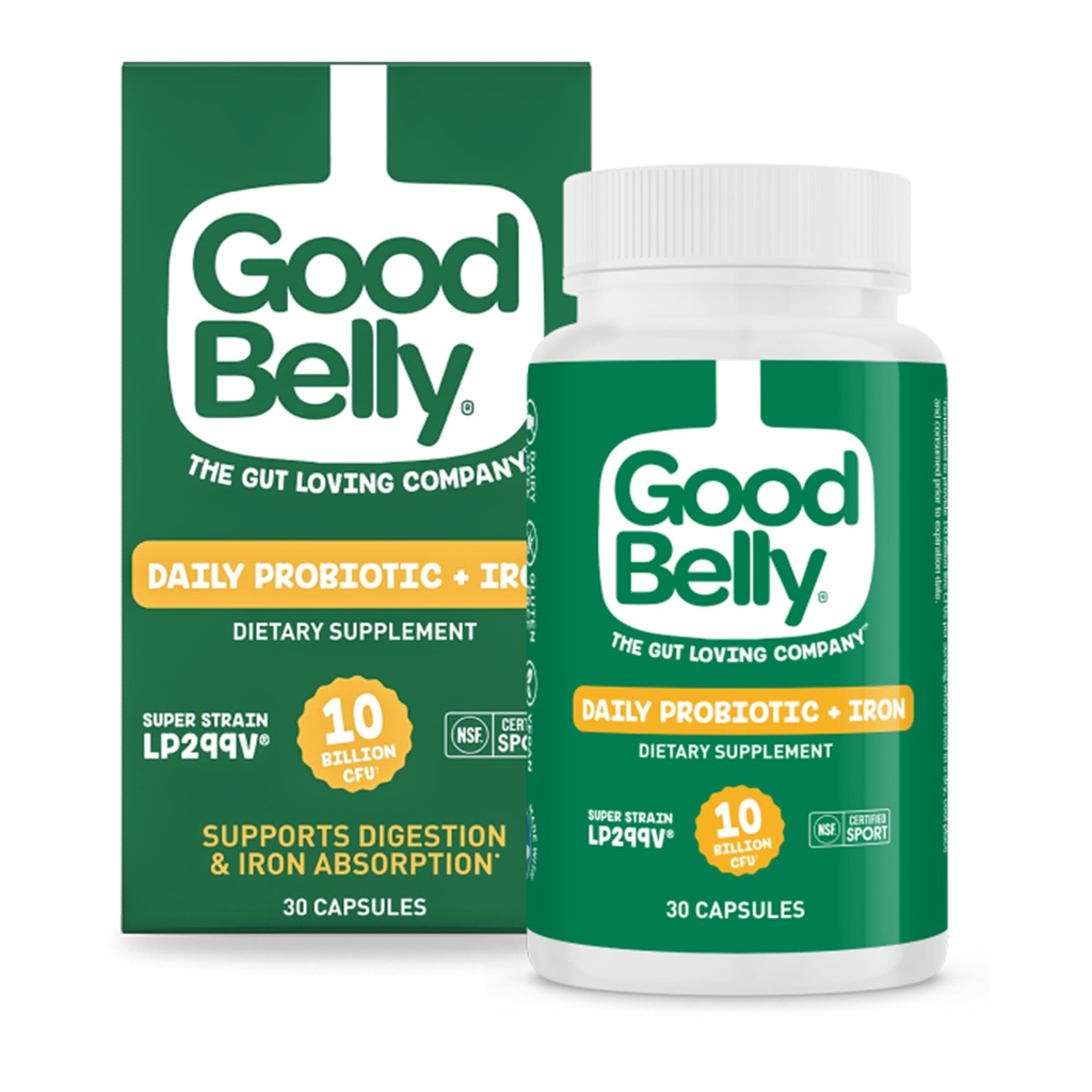 BunBelly Capsule Probiotice pentru Sănătate Digestive & Iron Sugestie 