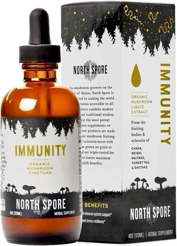 North Spore Imunity Organic Mushroom Tincture (4 oz) 