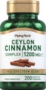 Piping Rock Ceylon Cinnamon capsule 1200 mg 