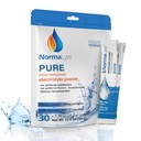 NormaLyte Sare de rehidratare orală- Ajuta Managementul dietetic al sindromului POTS Simptome-1 pungi - 30 Sticks (Câștigă 500ml per ambalaj)-pură Suplimente energetice, Supliment de potasiu, recuperare de deshidratare