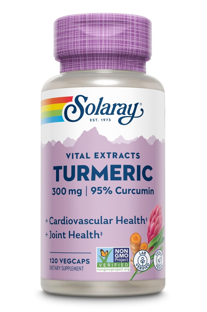 Solaray Garantat Potenta Root Extract 300 mg VCapsules, 120 Conte