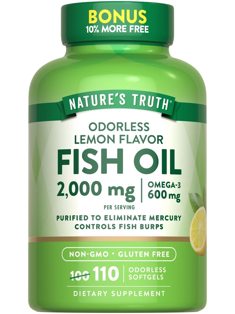 Natura's Truth Fish Oil 2000mg 