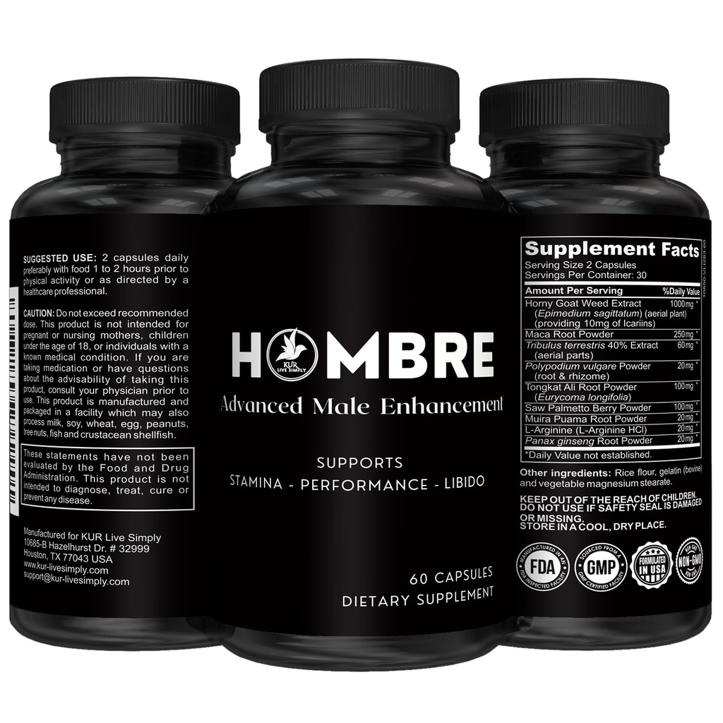 Hombre Masculin Mărirea Supliment 