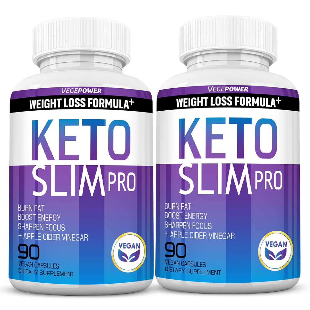 Pastile de pierdere in greutate Keto - Burner de grăsime pentru femei și bărbați cu cidru de mere Oțet - Apetit natural Suppressant, Management greutate și booster metabolice - 180 capsule Keto ACV