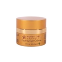 Honey Girl Organics Face & Eye Creme, USDA Certified Organic Facial Moisturizer & Under Eye Cream for Wrinkles, Dark Circles and Puffiness w/Hydrating Honey, Beeswax, Essential Oils & EVOO. 1.75oz