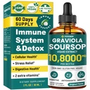 Graviola Soursop Leaf Extract lichid - Soursop Bitters lichid, Suport Immune, Relaxa, Ficat și Somn 